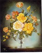 unknow artist Floral, beautiful classical still life of flowers.136 Germany oil painting artist